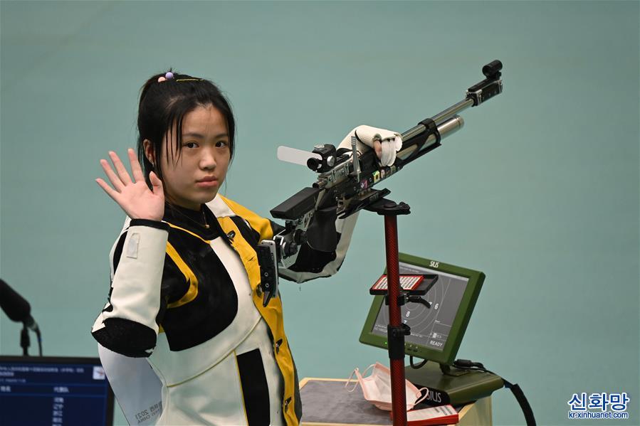 （全运会）（1）射击——女子10米气步枪决赛：王芝琳夺冠 杨倩获铜牌