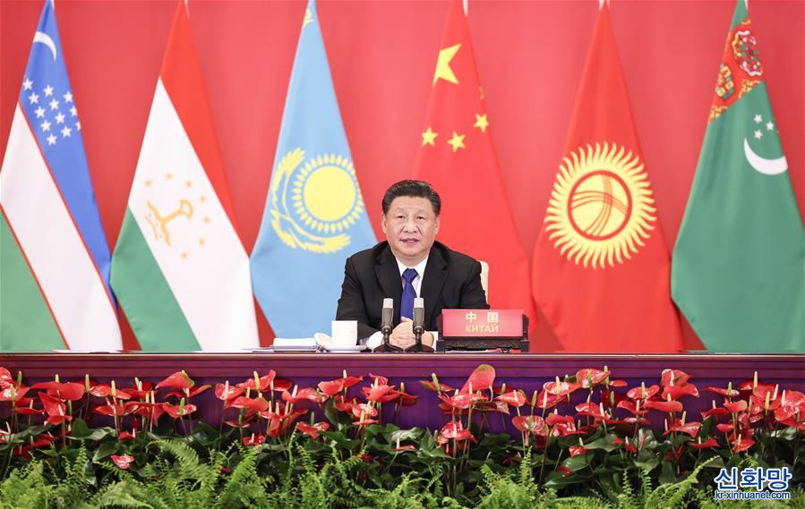 （时政）（1）习近平主持中国同中亚五国建交30周年视频峰会