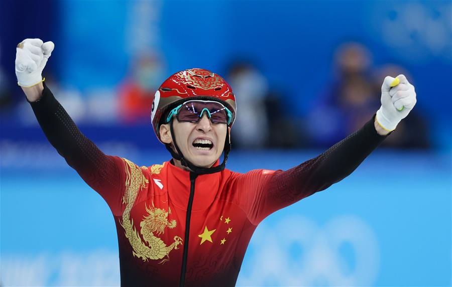 （北京冬奥会）（8）短道速滑——混合团体接力决赛：中国队夺冠