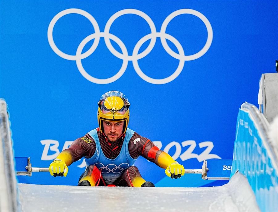（新华全媒+·北京冬奥会）（7）雪橇——男子单人赛：德国选手约翰内斯·路德维希夺冠