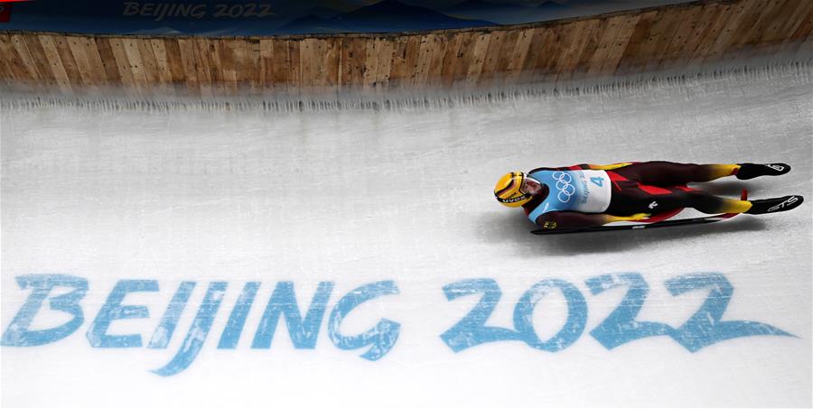 （新华全媒+·北京冬奥会）（3）雪橇——男子单人赛：德国选手约翰内斯·路德维希夺冠