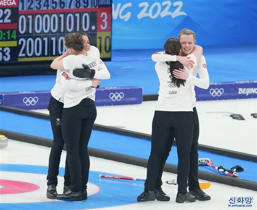（北京冬奥会）冰壶——女子金牌赛：英国队夺冠