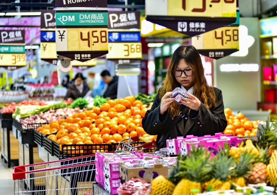 中 3월 CPI 전년比 0.1% 상승...식품·관광 요금 하락으로 상승폭 둔화