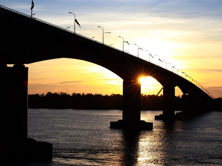 메콩강 건너는 中-캄보디아 8번째 우호의 다리, 23일 개통식 열려