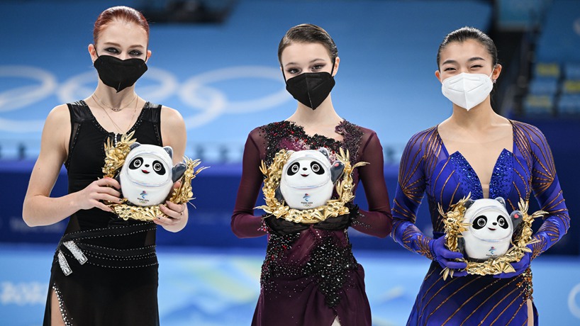 피겨 스케이팅 여자 싱글 프리, ROC 안나 셰르바코 금메달