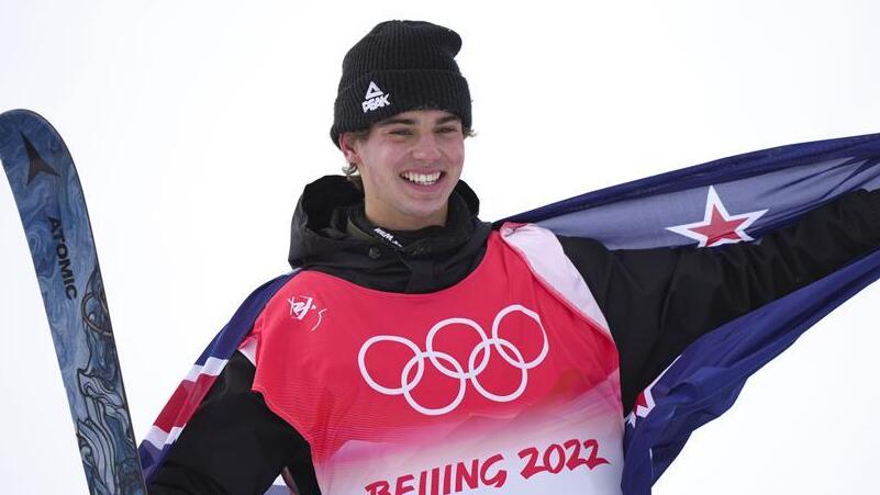 뉴질랜드 니코 포티어스, 프리스타일 스키 남자 하프파이프 금메달