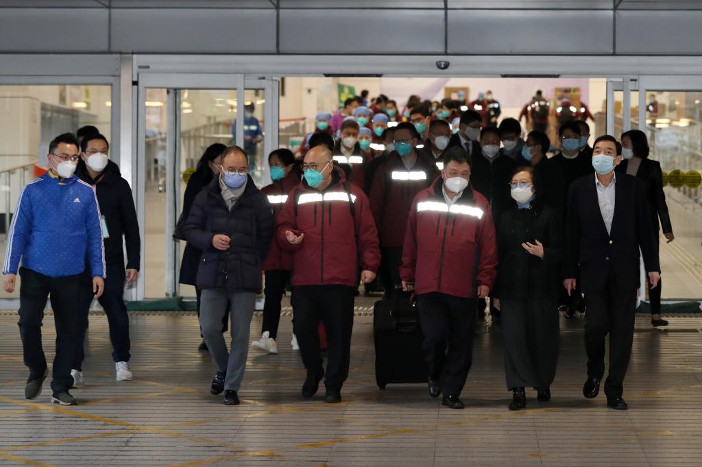 중국 본토 파견 2차 홍콩의료방역지원팀 114명, 홍콩서 방역 활동 펼쳐