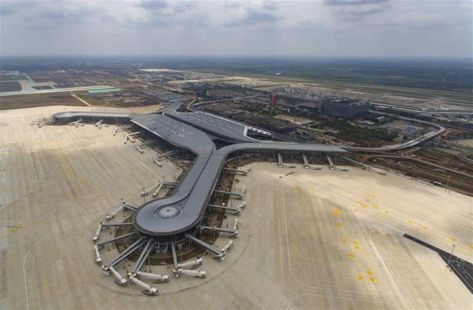 하이커우 메이란 국제공항 2기 공사 건설 박차