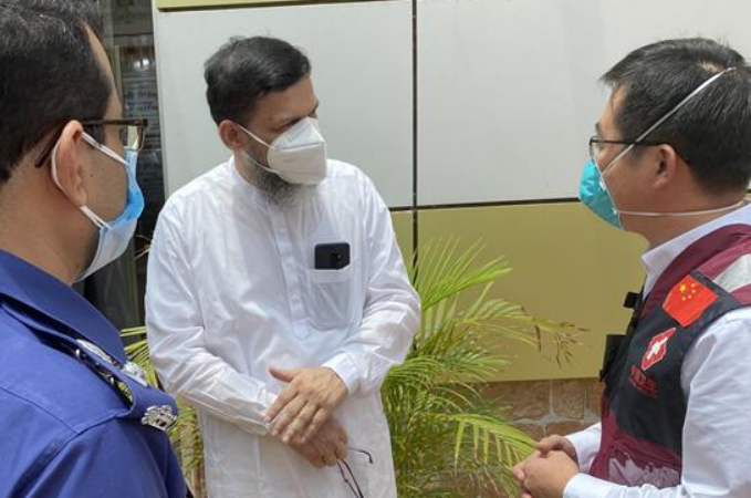 방글라데시 파견 中 의료 전문가팀, 지속적으로 방역 경험 교류