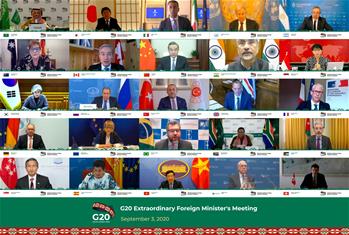 G20 외교장관, 코로나19 대응 위해 국제적 협력 강화 약속