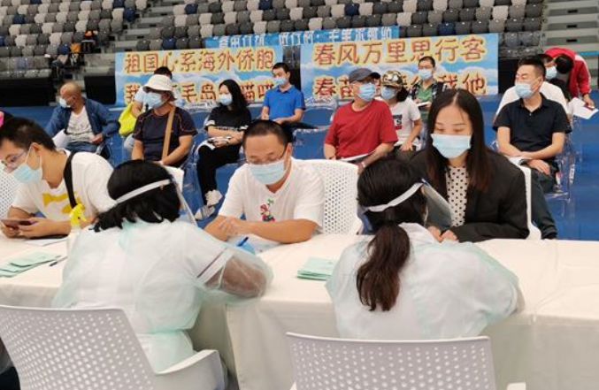 모리셔스 거주 중국인 코로나 백신 접종 시작